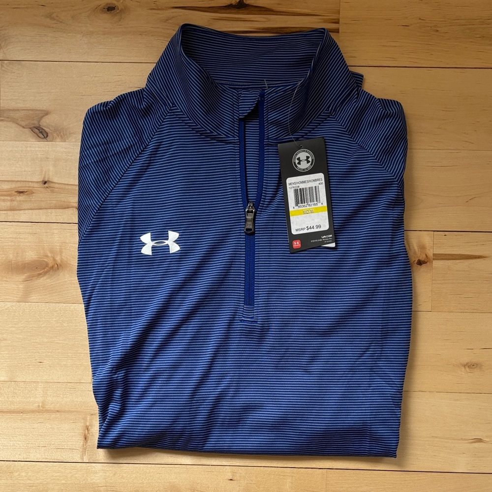 Under Armour Men’s Size medium 3/4 zip long sleeve